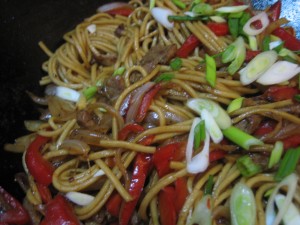 Sweet soy chow mein