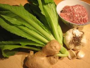 Ingredients Mustard green soup