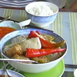 Singapore Hakka stuffed tofu