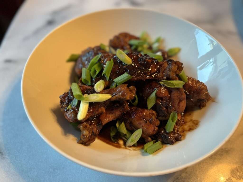 Braised Chicken Wings in Bean Sauce from The Hakka Cookbook
